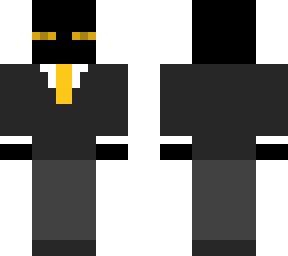 yellow enderman in suit