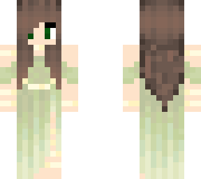 green dress