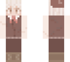 white haired boy