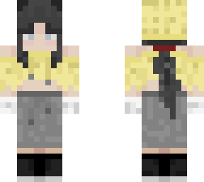 yellow&black themed character