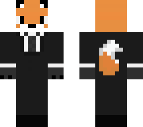 fox wear black suit