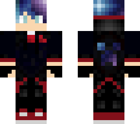 galaxy in suit