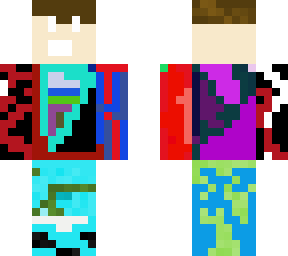 one painted man