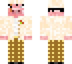 pigcrafter with myanmar(burmese) wedding suit