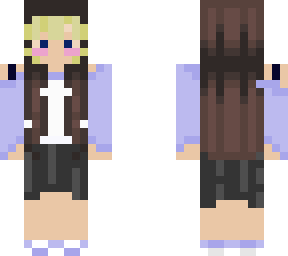 purple girl skin