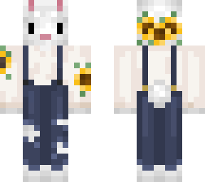 rabbit in overalls