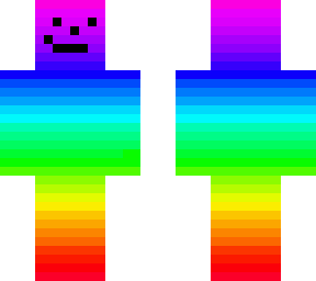 rainbow face