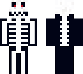 skeleton met volgende ogen