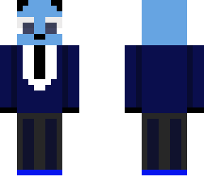 sky blue panda