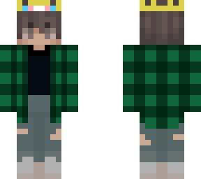 trans flag crown