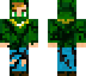 venom infested green hoodie guy