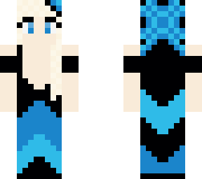 baby blue geometric skin