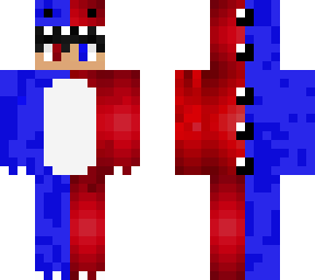 boy in blue and red dino onsie no.2