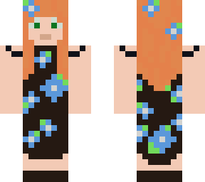 ginger girl in flower dress