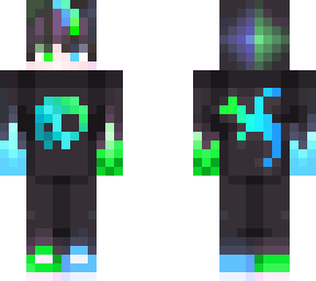 good blue and green guy