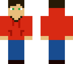 guy with red hoodie | Minecraft Skin