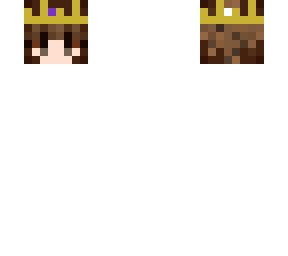 my head with a crown