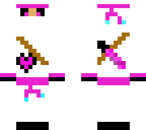 ninja violet blanc