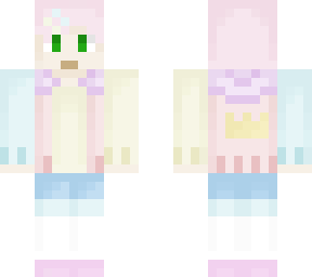 pastelpunk with crown on back of hoodie