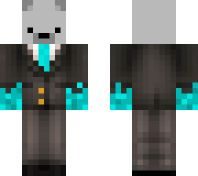polar bear in a suit
