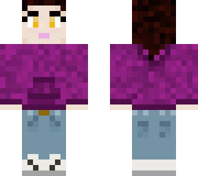 portia's heathered purple sweatshirt