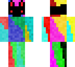 rainbow guy with cat mask