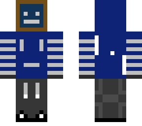 robot in a sweatshirt