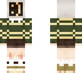 rough knees bunny socks green warm tv head
