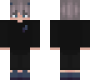 blue and black