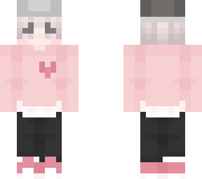 my skin with winter hat