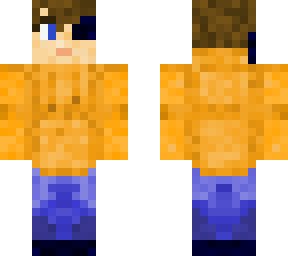 orange hoodie