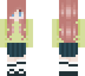 pink haired girl!