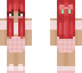 pink plaid skirt!