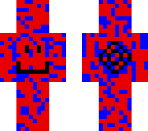 red & blue