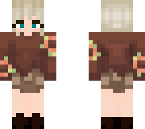 wearing a sweater!