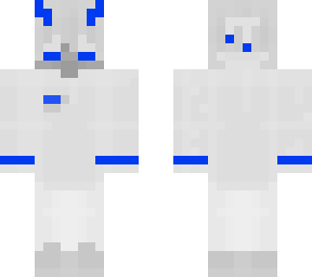 white blue demon