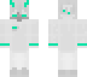 white cyan demon