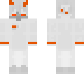 white orange demon