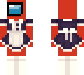 among us maid skin