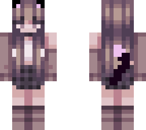 e-girl cat ears pink