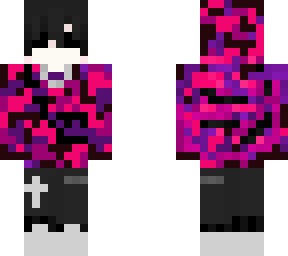 emo bape pink and purple