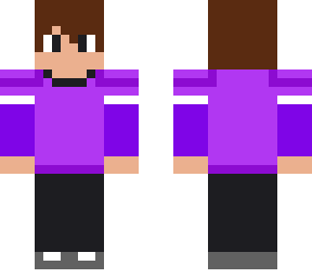 purple shirt