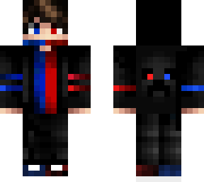 blue-red elite gamer boy, recolor