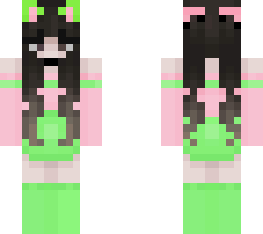 frog catgirl summer skin