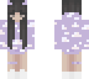 girl in purple