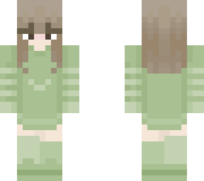 green girl skin