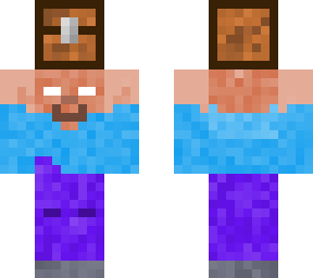 herobrine cargando cofre