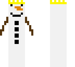 king snowman ( facing the right way)