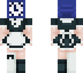 my skin but maid outfit lol