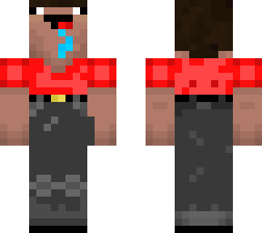 nobb 1234 with red shirt and grey pants
